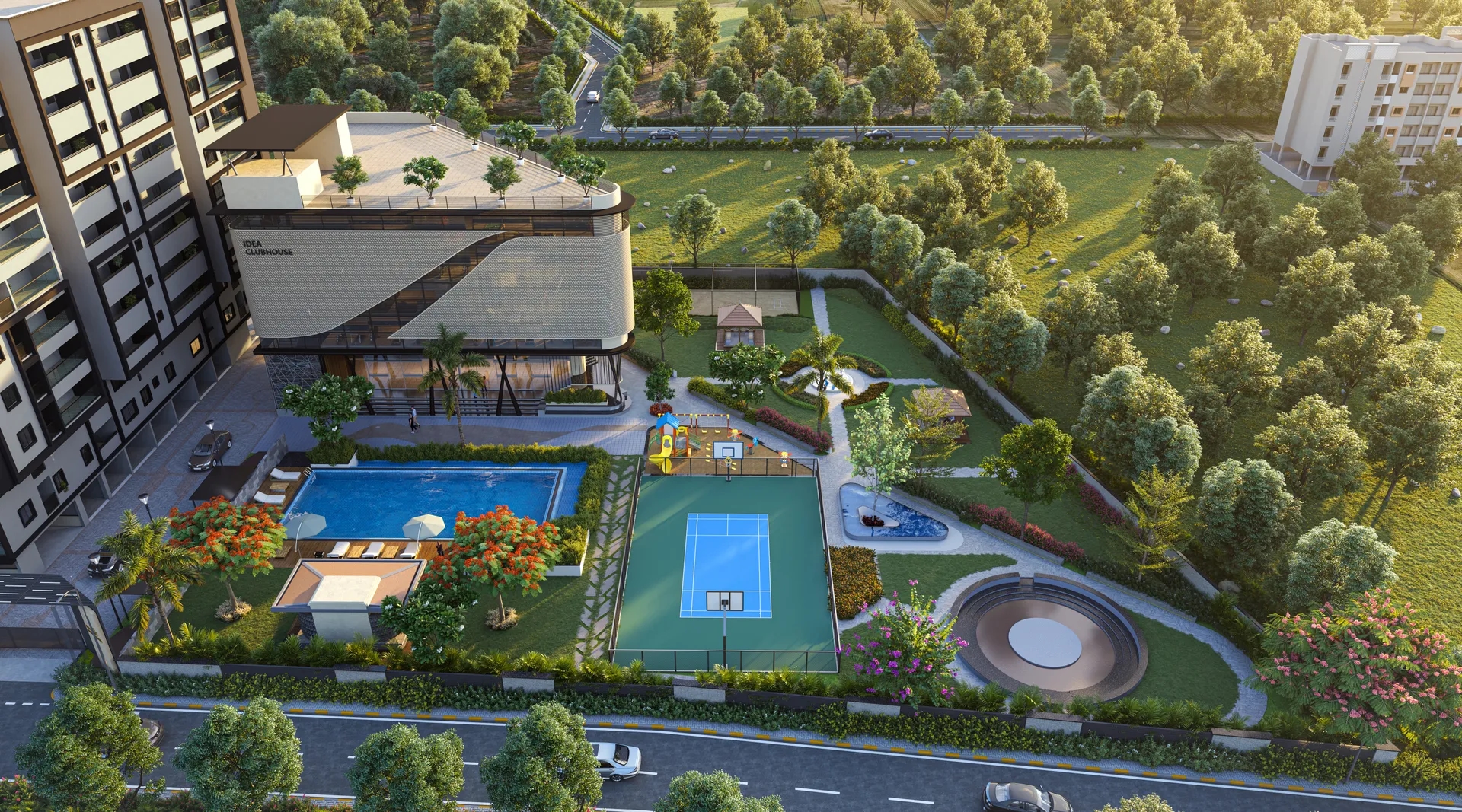Clubhouse Pool Area